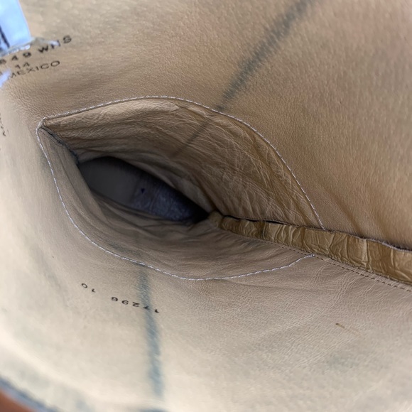 Frye #76849 Women's Phillip Harness Tall Back Zip Leather Riding Boots Size 7 - Picture 9 of 10